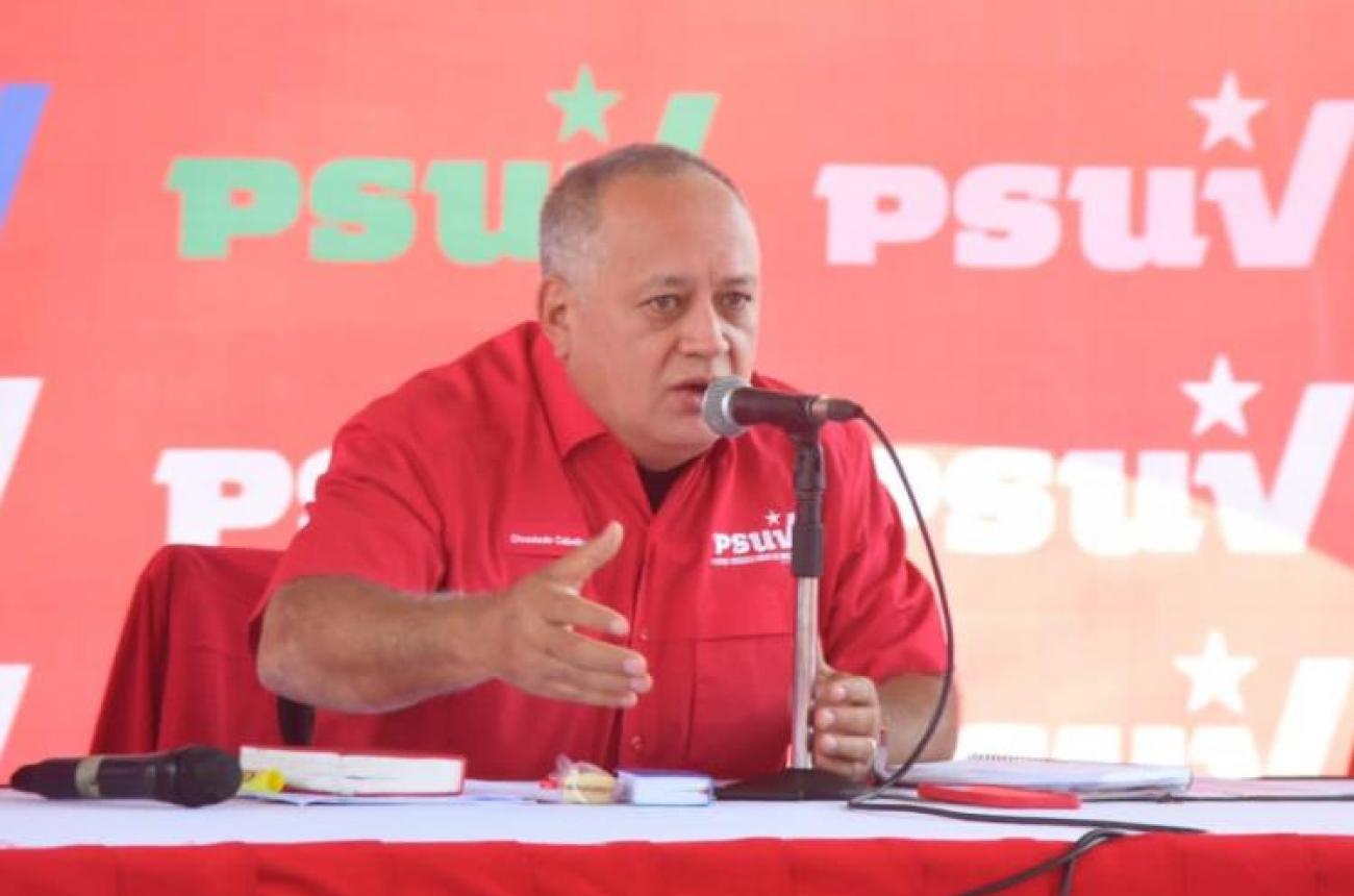 Encabeza Diosdado Cabello delegación de alto nivel del PSUV de visita en Cuba