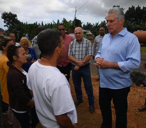Visita de Díaz-Canel a Maisí Visita de Díaz-Canel a Maisí