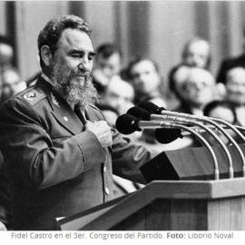 Fidel en el lll Congreso