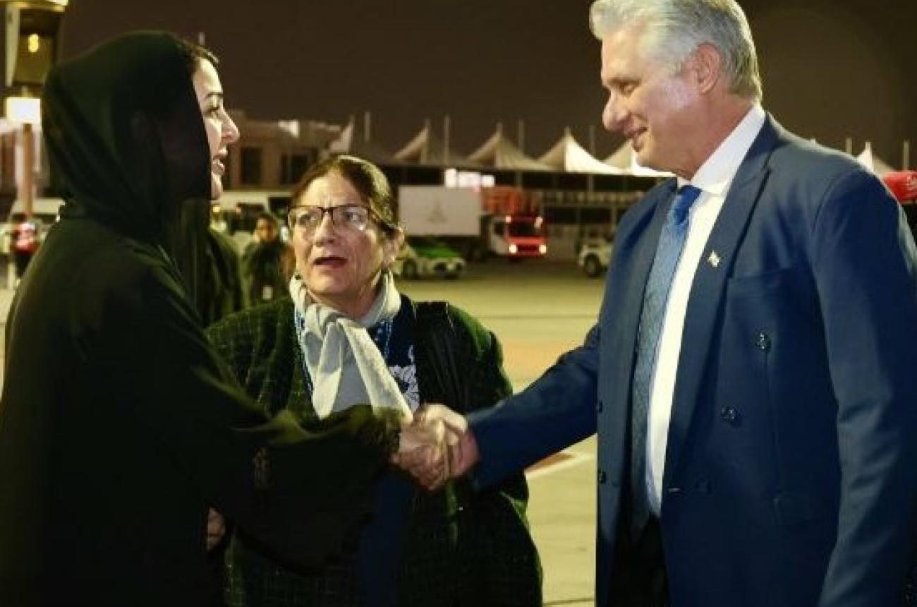 Díaz-Canel en Emiratos Árabes Unidos