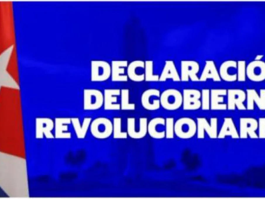 Declaración del Gobierno Revolucionario