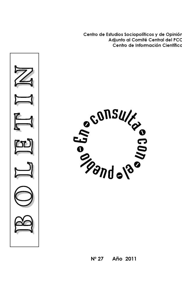 Boletín Consulta con el pueblo No.27