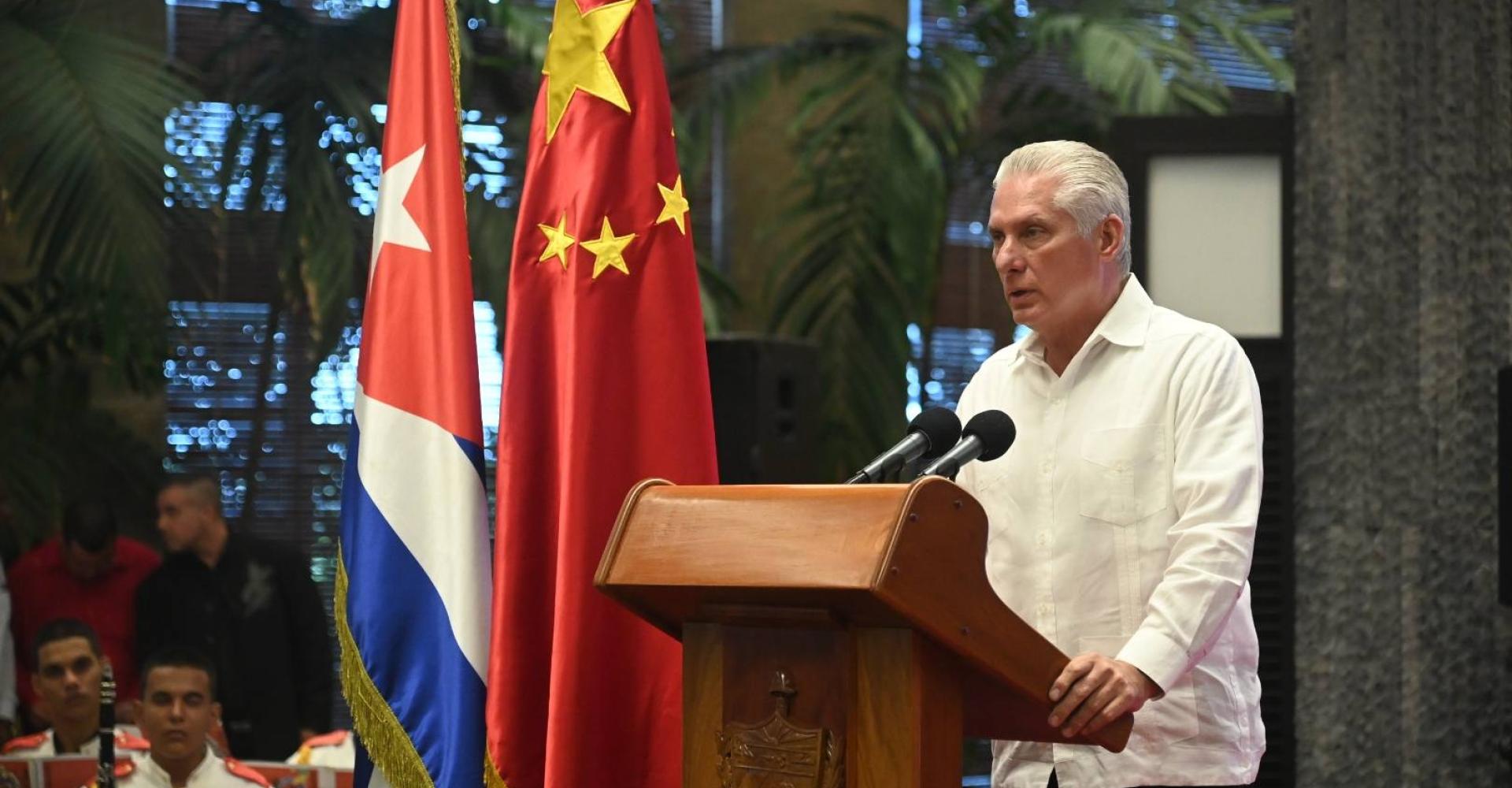 Discurso pronunciado por Miguel Mario Díaz-Canel Bermúdez, Primer Secretario del Comité Central del Partido Comunista de Cuba y Presidente de la República, en el acto conmemorativo por el Aniversario 65 del establecimiento de relaciones diplomáticas entre la República de Cuba y la República Popular China y el Aniversario 76 de la fundación de la República Popular China, en el Palacio de la Revolución, el 29 de septiembre de 2025, “Año 67 de la Revolución”.