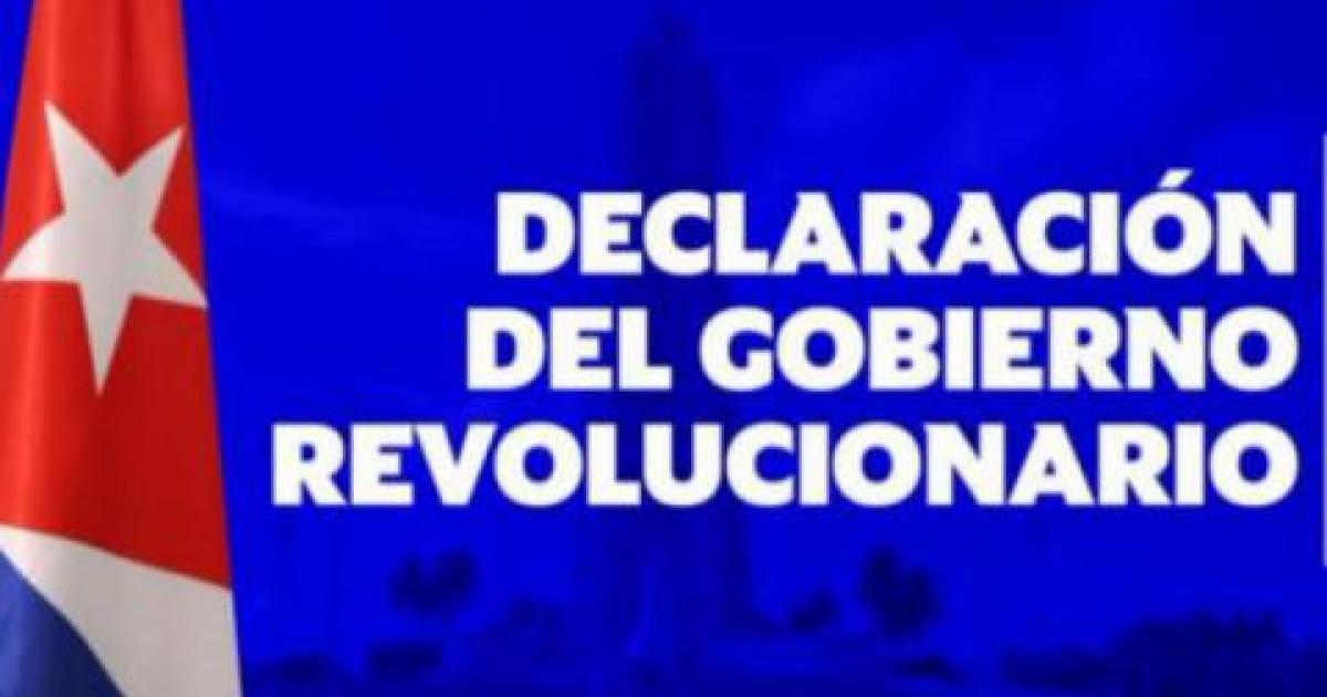 Declaración del Gobierno Revolucionario